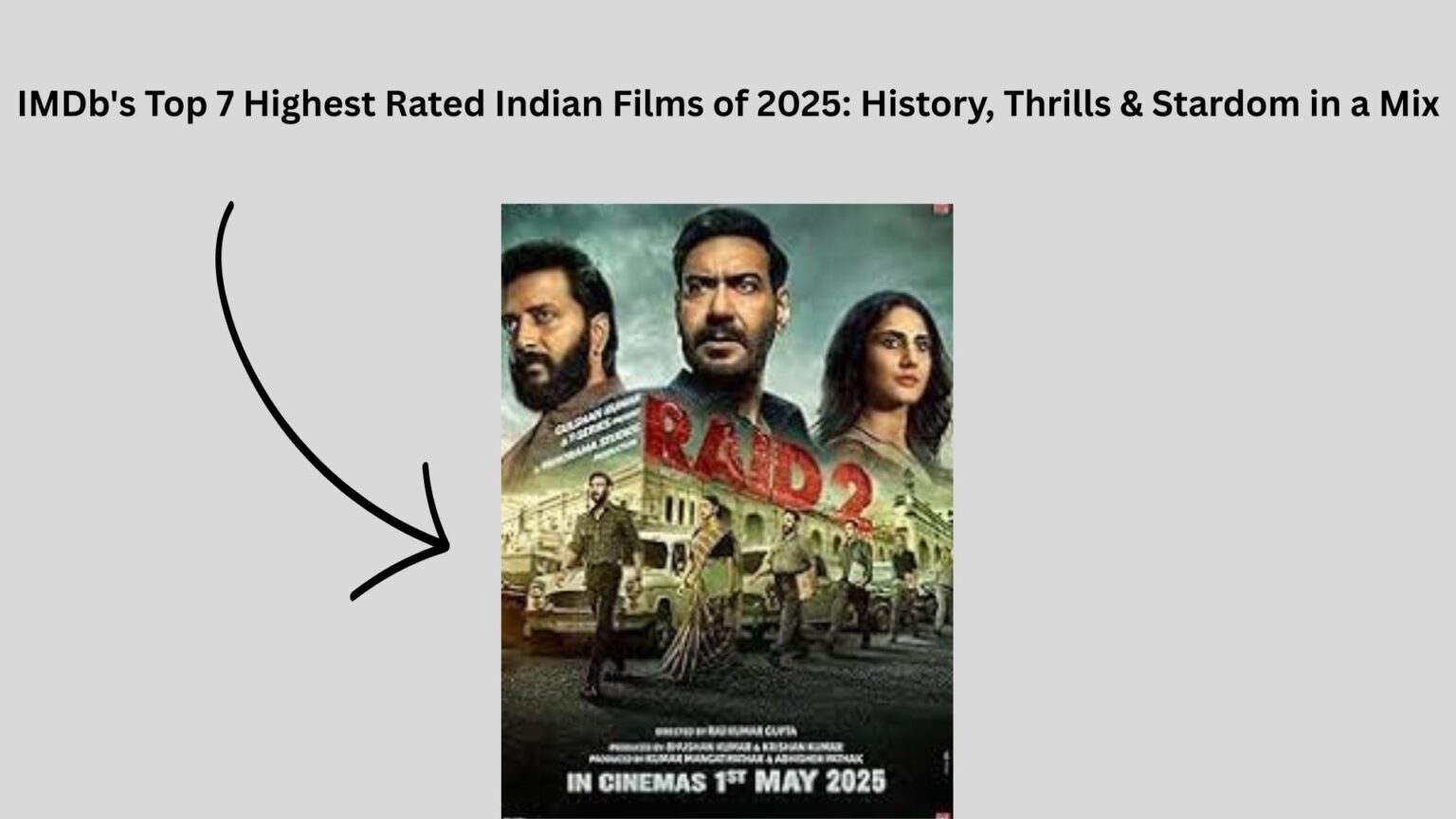 IMDb’s Top 7 Highest Rated Indian Films of 2025: History, Thrills & Stardom in a Mix IMDb's Top 7 Highest Rated Indian Films of 2025 History, Thrills & Stardom in a Mix
