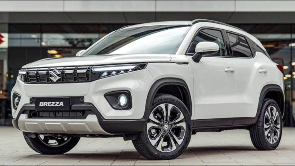 Maruti Suzuki Brezza 2025: Bolder Design, Smarter Tech, and Everyday Power Maruti Suzuki Brezza 2025 compact SUV with bold design, LED headlamps, and alloy wheels