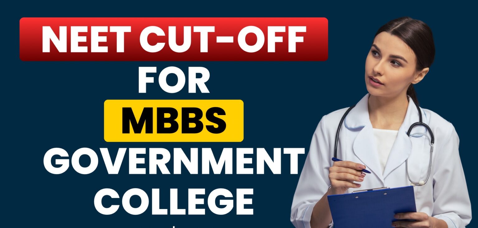 NEET 2025 Government MBBS Cutoff Overview Students checking NEET 2025 results for government MBBS college cutoff scores and admission eligibility.