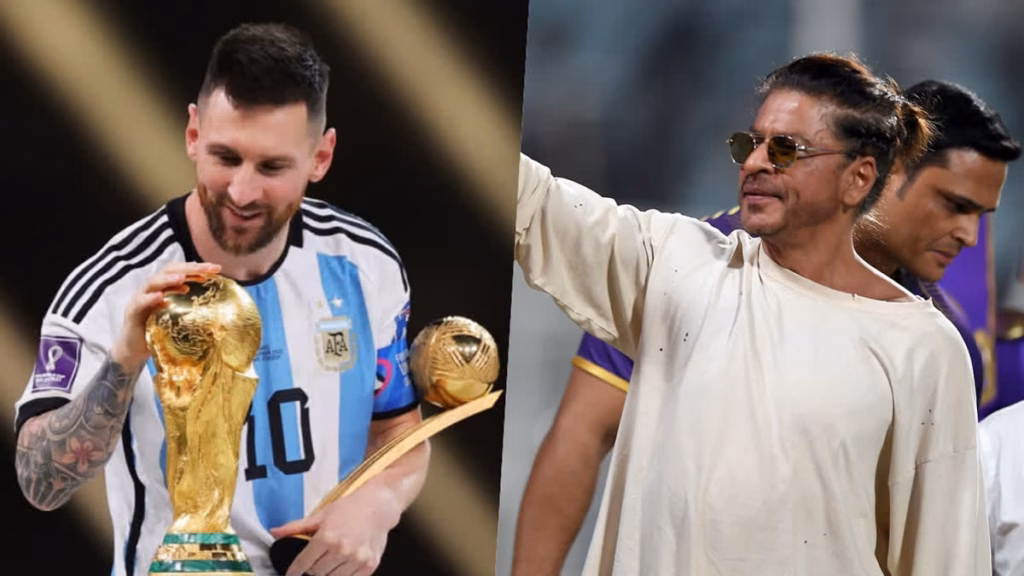 Two Superstars in One City: Shah Rukh Khan Meets Lionel Messi in Kolkata