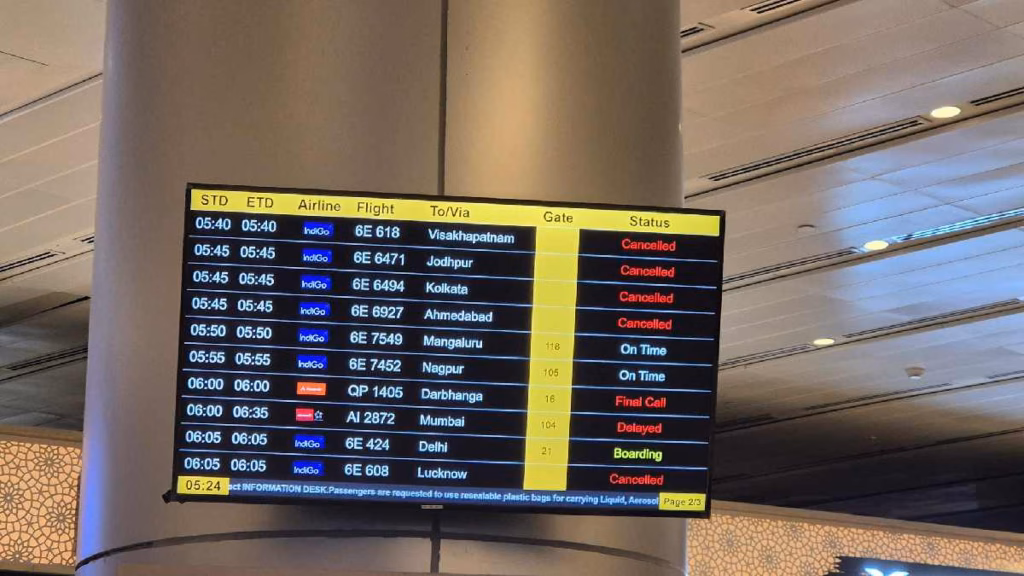 IndiGo Flight Cancellations: 400 Flights Cancelled in India