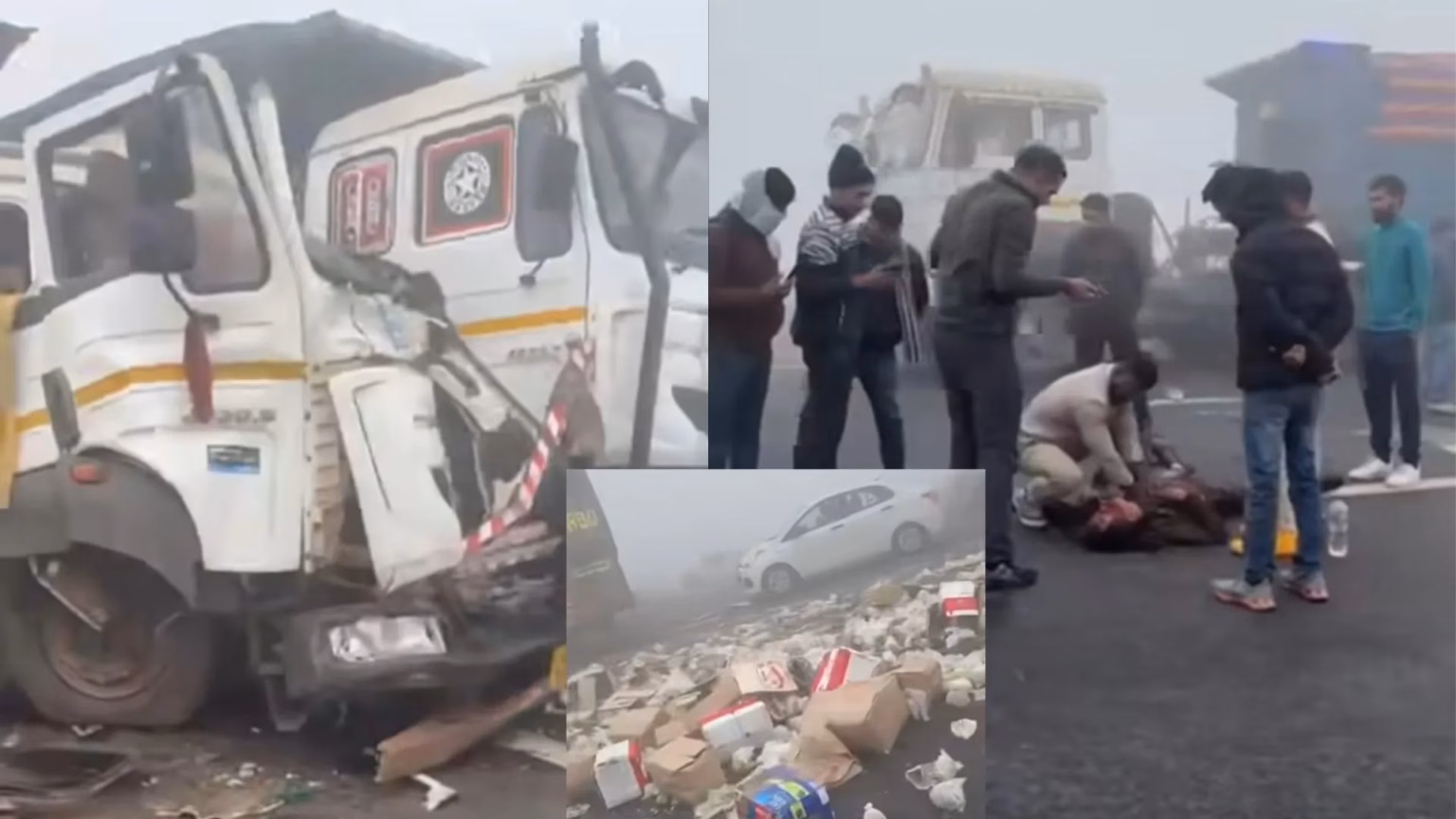 Delhi-Mumbai Expressway Fog Accidents Claim Two Lives in Haryana